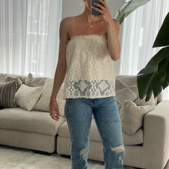 Heartloom lace off shoulder top - Picture 7 of 7